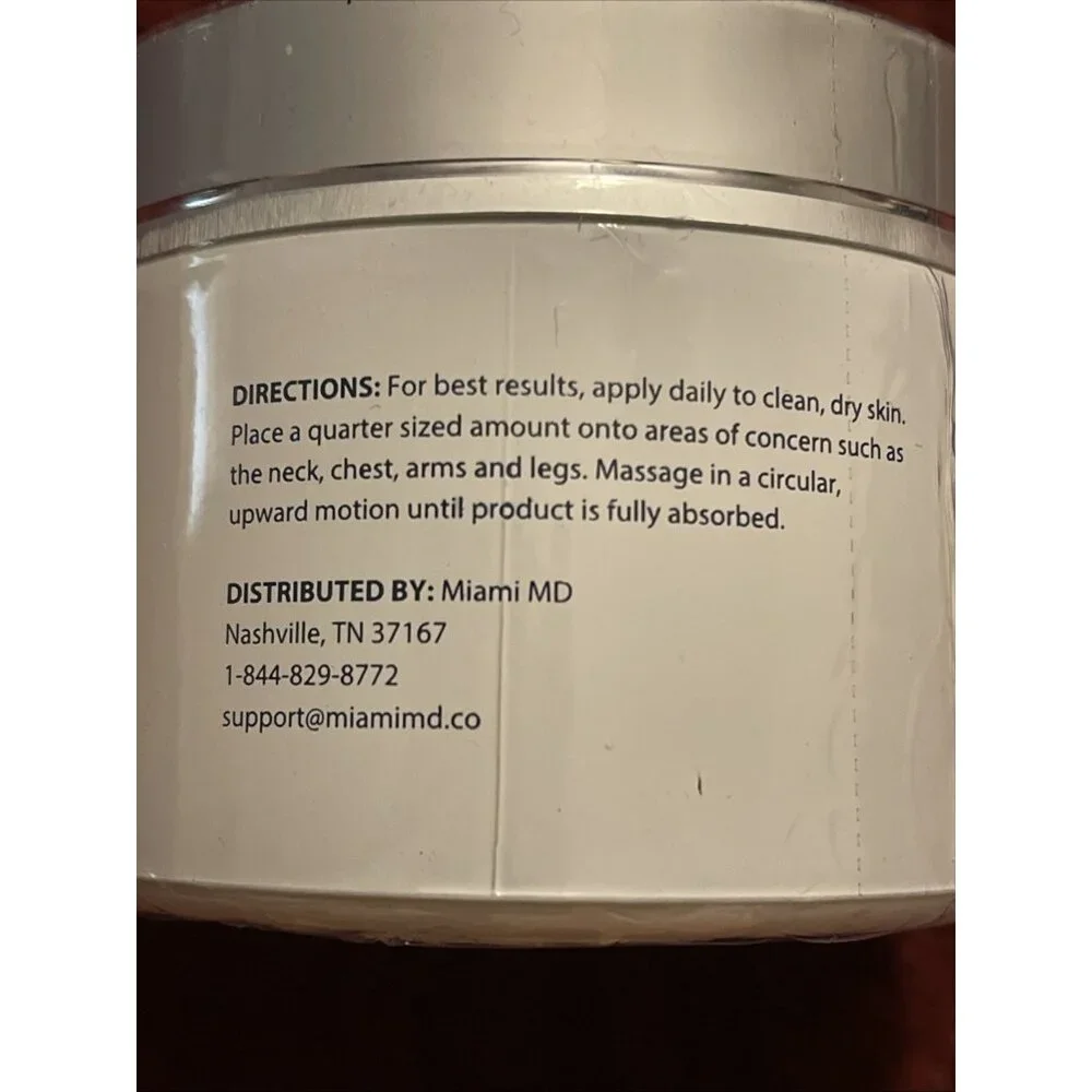 Miami MD Advanced Crepe Fix - For Firming & Body‎ Repair Cream 6 fl. oz. New